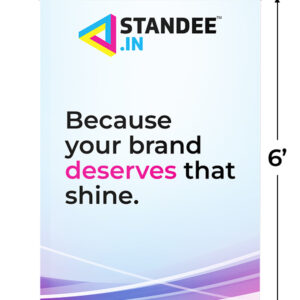 4x6 Roll Up Standee Banner With Printing
